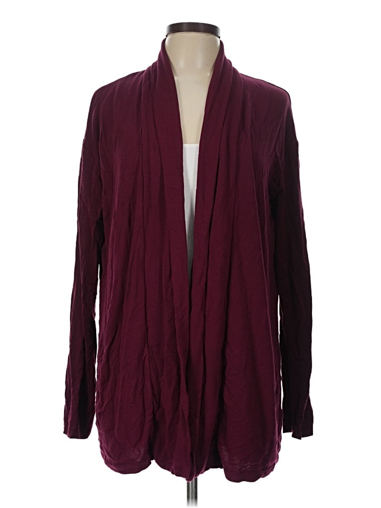 Pre-owned A New Day Cardigan Sweater In Burgundy