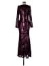 Xscape 100% Polyester Burgundy Cocktail Dress Size 4 - photo 2