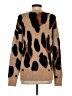 Evereve 100% Nylon Animal Print Brown Pullover Sweater Size S - photo 2