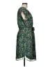 DR2 100% Polyester Paisley Green Casual Dress Size L - photo 4