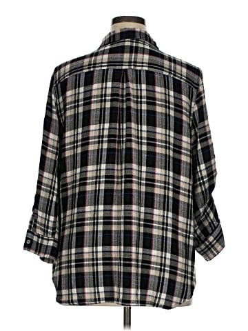 Intro 3/4 Sleeve Button-Down Shirt (view 2)