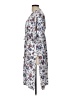 LOFT Beach 100% Rayon Print White Casual Dress Size L - photo 5
