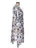 LOFT Beach 100% Rayon Print White Casual Dress Size L - photo 4