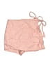 Reformation 100% Linen Pink Skort Size 0 - photo 1