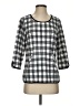Cathy Daniels Black Gray 3/4 Sleeve Top Size S (petite) - photo 1