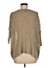 Zara Metallic Tan Poncho Size M - photo 2