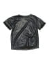 Nordstrom Metallic Silver Short Sleeve Top Size 7 - 8 - photo 1