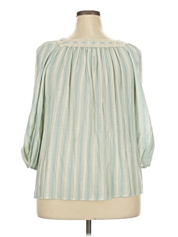 LC Lauren Conrad 3/4 Sleeve Blouse (view 2)