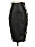 Express 100% Polyurethane Black Faux Leather Skirt Size 0 - photo 1