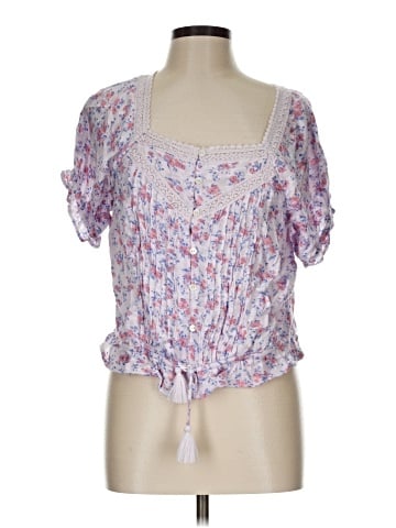 Lucky Brand Short Sleeve Blouse (view 1)