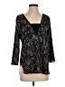 Dex Black 3/4 Sleeve Blouse Size S - photo 1