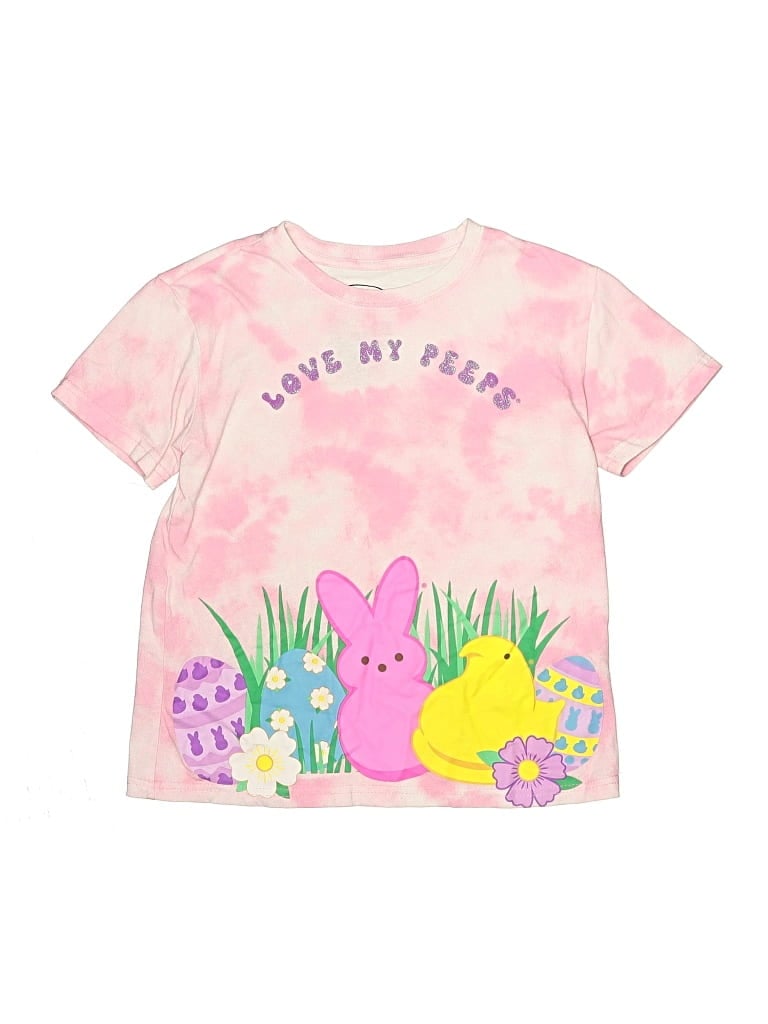 Pre-owned Assorted Brands Kids' Short Sleeve T-shirt In Pink