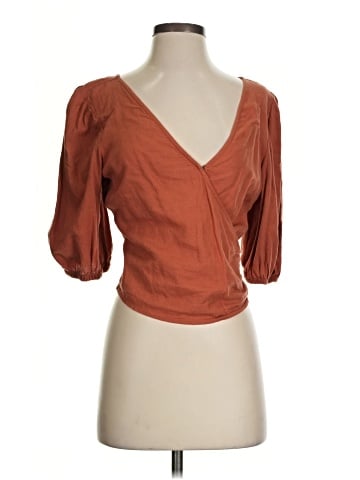 Abercrombie & Fitch Short Sleeve Blouse (view 1)