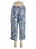 Ellen Tracy Paisley Blue Casual Pants Size M - photo 1