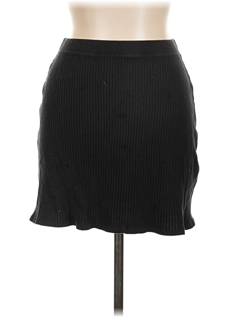 Pre-owned Reformation Jeans Casual Skirt In Black
