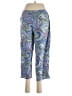 Ellen Tracy Paisley Blue Casual Pants Size M - photo 2