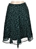 George 100% Polyester Paisley Teal Casual Skirt Size 6 - photo 1