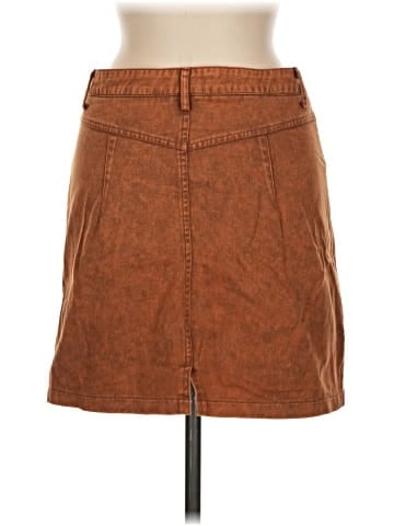 She + Sky Denim Skirt (view 2)