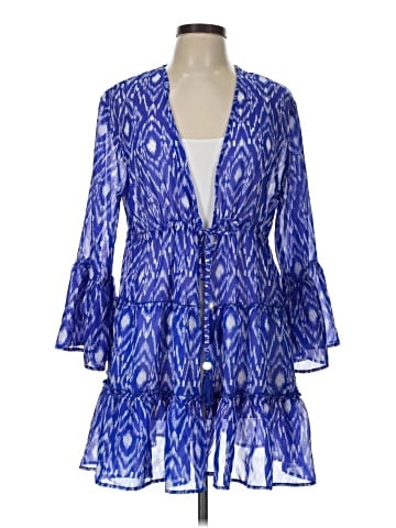 Blue Island Kimono (view 1)