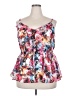 Torrid 100% Polyester Pink Sleeveless Blouse Size 2X Plus (2) - photo 1