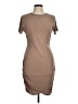 Express Solid Tan Casual Dress Size M - photo 1