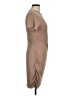 Express Solid Tan Casual Dress Size M - photo 4