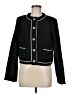 Aqua 100% Polyester Tweed Black Blazer Size M - photo 1