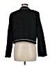 Aqua 100% Polyester Tweed Black Blazer Size M - photo 2
