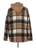 Unbranded 100% Polyester Plaid Brown Coat Size M - photo 2
