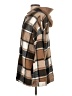 Unbranded 100% Polyester Plaid Brown Coat Size M - photo 5