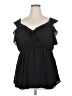 Torrid 100% Polyester Black Casual Dress Size 2X Plus (2) - photo 2