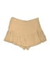 Mable Solid Tan Casual Skirt Size M - photo 1