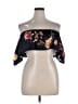 ChicMe Black Short Sleeve Top Size XL - photo 1