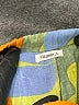 Vitamin A 100% Linen Color Block Green Shorts Size S - photo 3