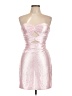 Unbranded 100% Polyester Pink Cocktail Dress Size 10 - photo 1