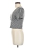 Caution to the Wind Silver Short Sleeve Top Size M - photo 5