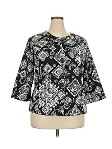 Coldwater Creek 3/4 Sleeve Blouse (view 1)