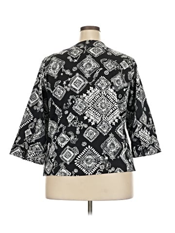 Coldwater Creek 3/4 Sleeve Blouse (view 2)