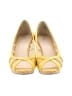 Nine West Yellow Wedges Size 8 1/2 - photo 2