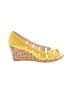 Nine West Yellow Wedges Size 8 1/2 - photo 1