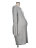 Hello Miz Gray Casual Dress Size Lg Maternity - photo 4