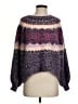 Free People Tweed Purple Pullover Sweater Size S - photo 1