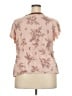 Old Navy 100% Viscose Pink Short Sleeve Blouse Size 2X - photo 2