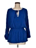 Jack by BB Dakota 100% Rayon Blue Long Sleeve Blouse Size M - photo 1