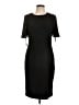 Calvin Klein Solid Black Cocktail Dress Size 12 - photo 1