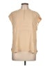 J.Crew 365 100% Polyester Tan Short Sleeve Blouse Size L - photo 1