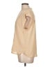 J.Crew 365 100% Polyester Tan Short Sleeve Blouse Size L - photo 5