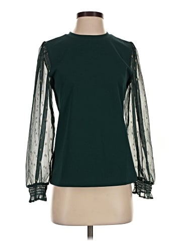 Ann Taylor Long Sleeve Blouse (view 1)