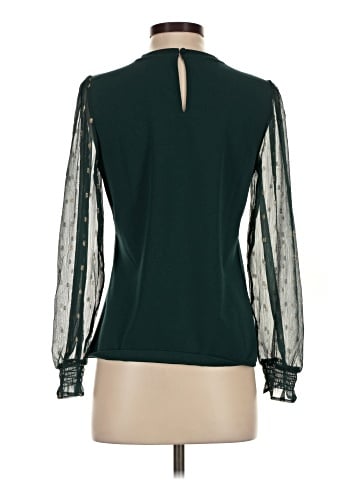 Ann Taylor Long Sleeve Blouse (view 2)