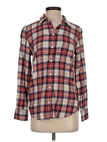 J.Crew Factory Store Long Sleeve Button-Down Shirt (view 1)